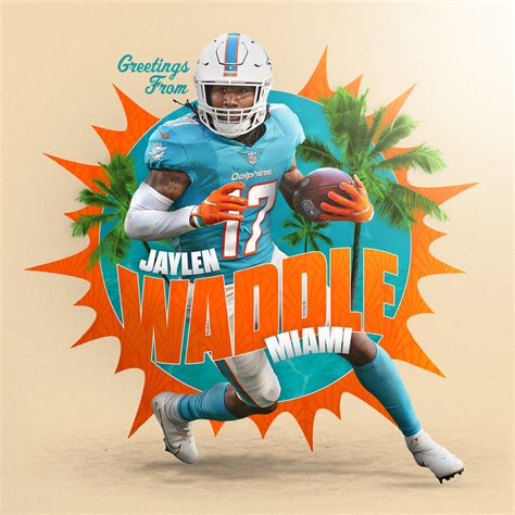 Jaylen Waddle Dolphins Wallpapers - Wallpaper Cave