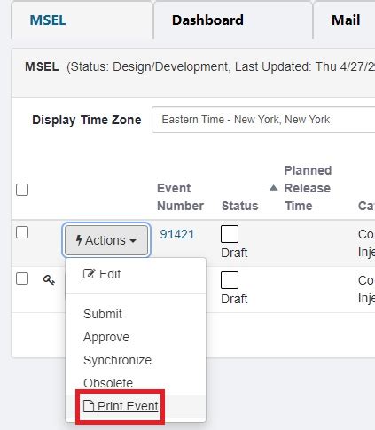 Exercise Msel Template 的图像结果