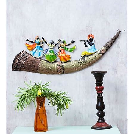 Collectible India Metal LED Light Wall Decor Hanging, Multicolor 3D ...