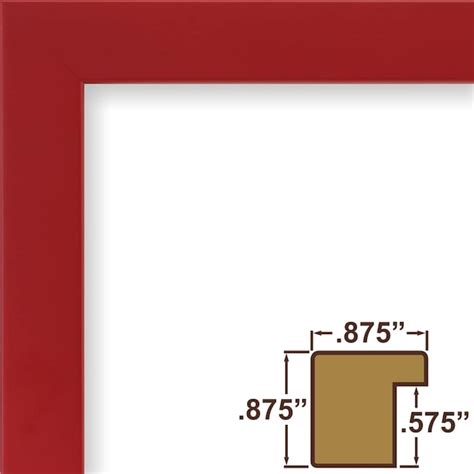Craig Frames 11x17 Matted to 8x12 Picture Frame Red Confetti 0.875 Inch ...