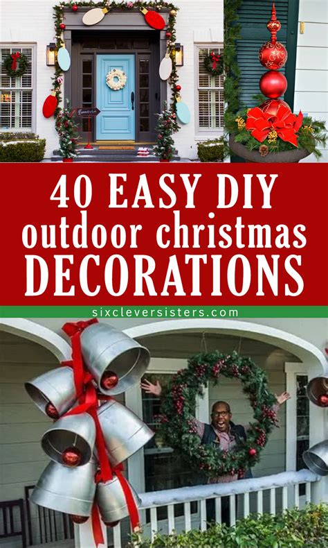 outdoor-christmas-decorations-easy-diy - Six Clever Sisters