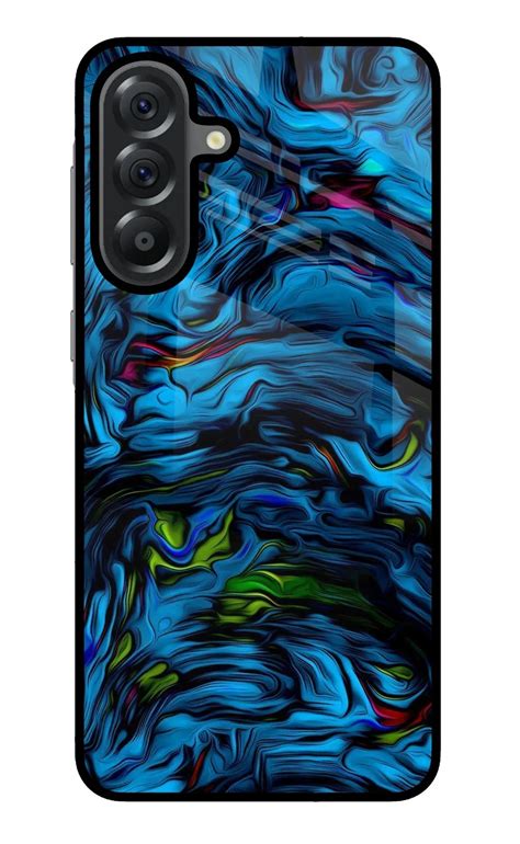 Dark Blue Abstract Samsung A56 5G Glass Case – Hello Swanky Online Pvt ...