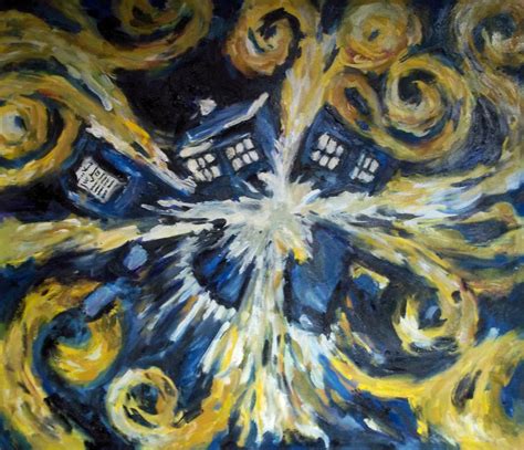 Image result for Doctor Who Blue Box Exploding