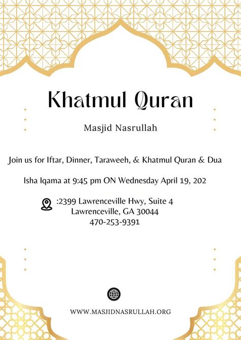 Entry #93 by Mahmal19 for Khatmul Quran Flyer | Freelancer