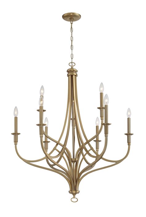 Minka Lavery Covent Park 9 -Light Brushed Gold Traditional For Use in ...