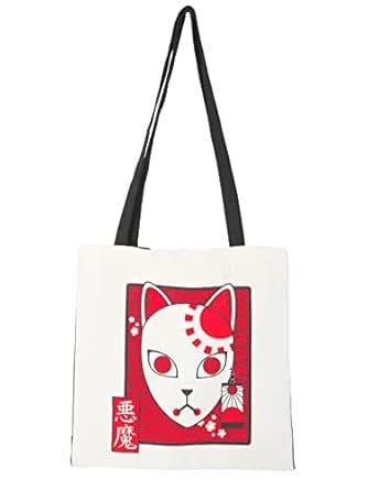 ComicSense.xyz Demon Slayer Anime Tanjiro Face Tote Bag for Men and ...