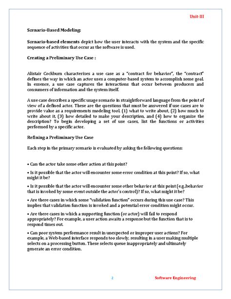 UNIT 3 - Scenario-Based Modeling and Data Modeling Essentials - Studocu