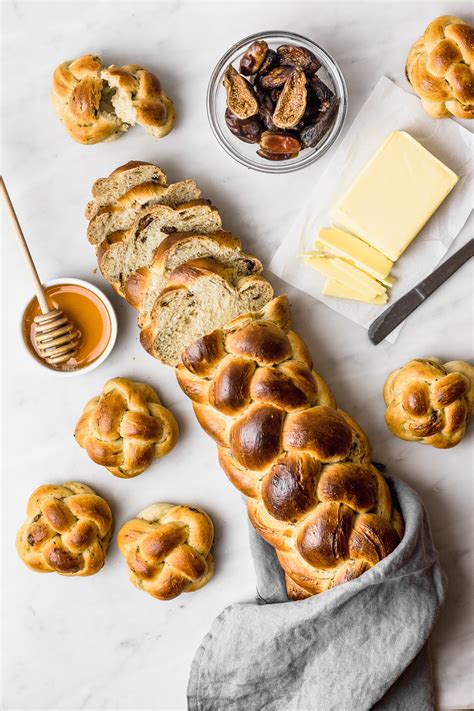Challah Bread with Dates and Dried Figs | Cravings Journal
