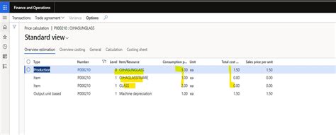 Image result for Production Control Module in D365