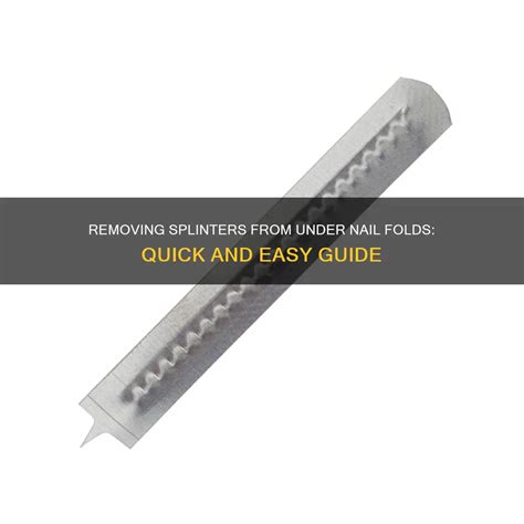 Removing Splinters From Under Nail Folds: Quick And Easy Guide | Nailicy - splinter under fingernail
