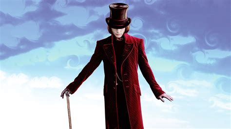 Johnny Depp as Willy Wonka - Charlie and the Chocolate Factory HD Wallpaper