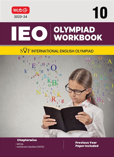 Buy MTG International English Olympiad (IEO) Workbook for Class 10 ...