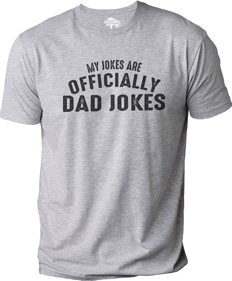 Funny Shirt Men Dad Jokes Officially Dad Jokes Fathers Day Gift Tshirt ...