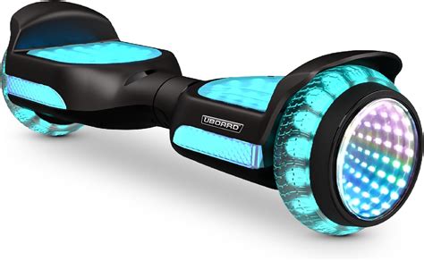 UBOARD Infinity Hoverboard Translucent Shell, Infinity Wheels(R), LED ...