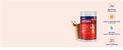 Buy Gritzo SuperMilk Overall Growth (13+y Boys), 12g Protein (Double ...