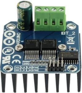 Robomart Double BTS7960 43A H-Bridge High-Power Stepper Motor Driver ...