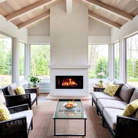 25 Sunroom Ideas With Fireplaces You’ll Love