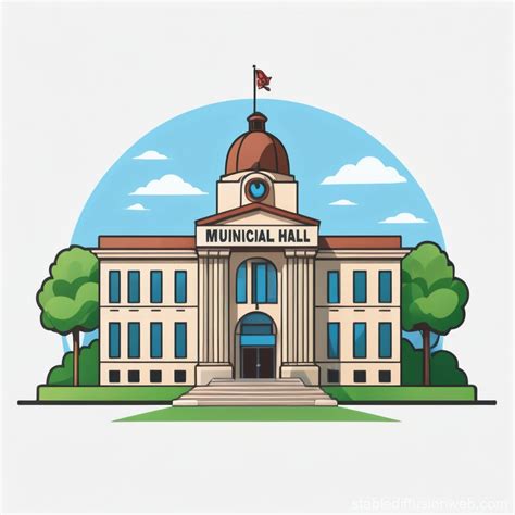 municipal hall iso icon transparent background Prompts | Stable ...