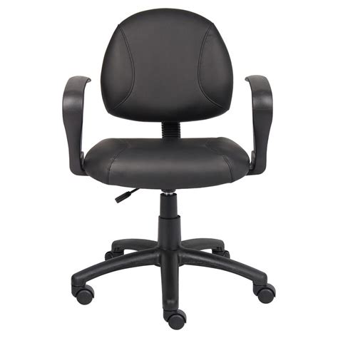 Boss Office Products Black Posture Chair with Loop Arms by Boss Office ...