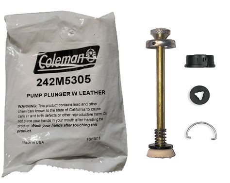 Buy Coleman 242M5305 Lantern Pump Plunger Kit with Leather Pump Cup ...