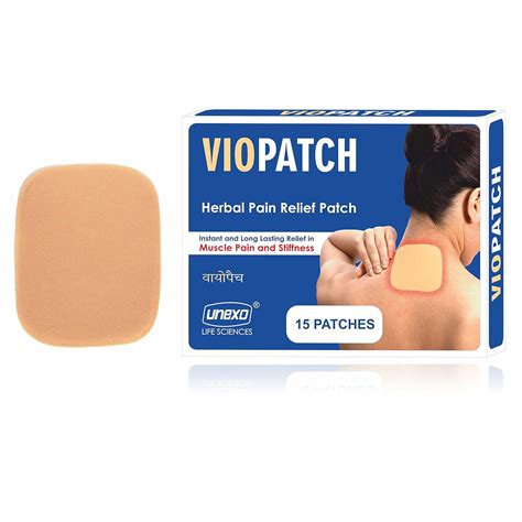 Viopatch Herbal Pain Relief Patch - Pack of 15 Patches | Instant Relief ...