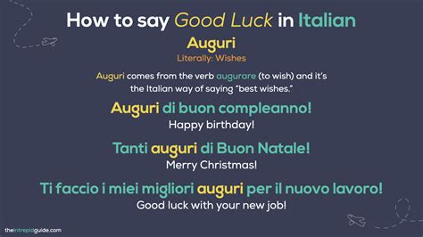 How to say GOOD LUCK in Italian: 10 Phrases You SHOULD Know [PDF Cheat ...
