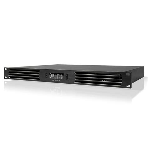 AC Infinity CLOUDPLATE T6 PRO, Rack Mount Fan 1U, Front Exhaust Airflow ...