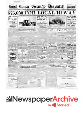 Casa Grande Dispatch Archives, Jun 19, 1930, p. 1