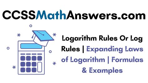 Image result for Basic Logarithm Rules