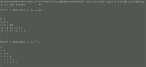 Image result for Python Triangle Pattern
