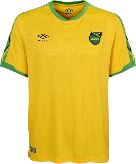 Amazon.com: Umbro Men's Jamaica National Team Home Soccer Jersey ...