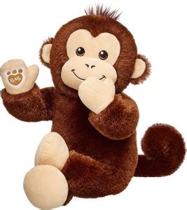 Build A Bear SMILEY MONKEY EXCLUSIVELY AVAILABLE ONLY Toys R Us - 18 cm ...