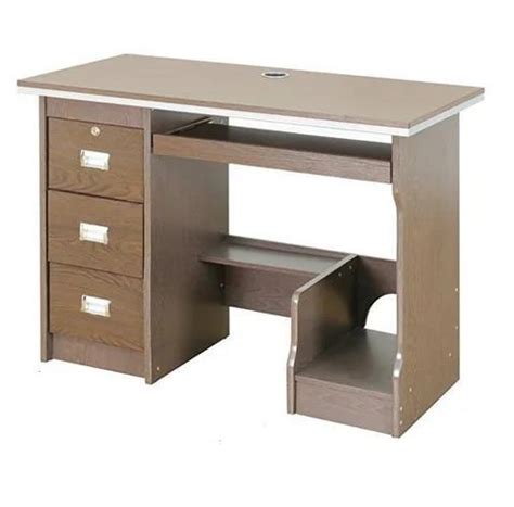 Image result for Simple Wood Computer Table