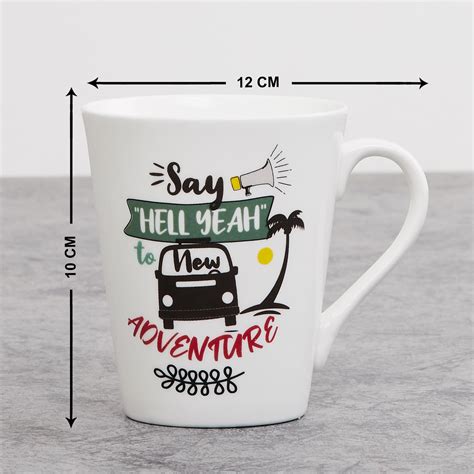 Buy Corsica Oxford Bone China Coffee Mug - 340ml from Corsica by Home ...