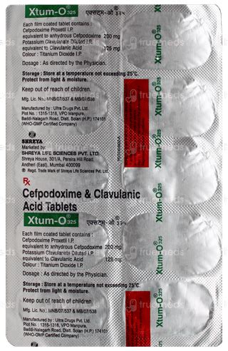 Xtum O 325 Tablet 10: Uses, Side Effects, Price & Substitutes