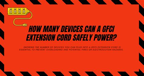How Many Devices Can A GFCI Extension Cord Safely Power? | London Daily ...