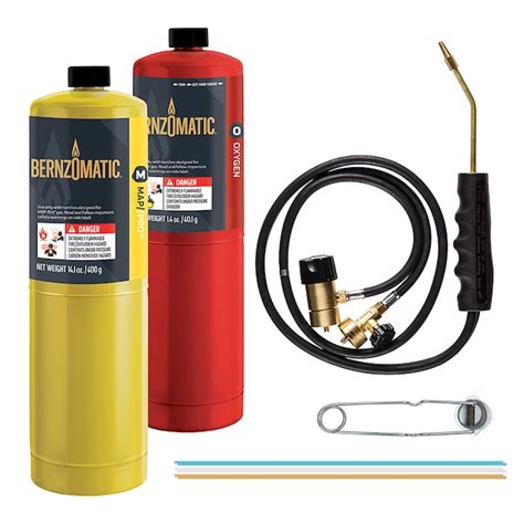 Bernzomatic 11-Pack Cutting and Brazing Oxygen Torch Kit (14.1-oz ...
