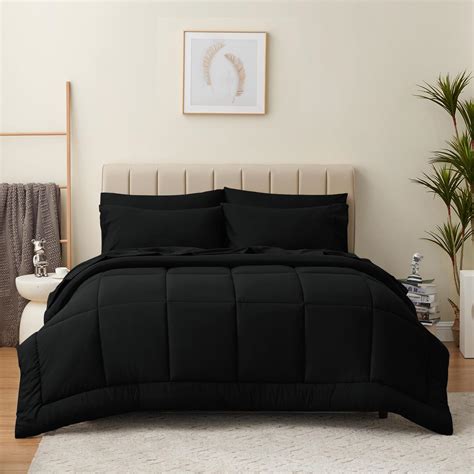 All Black Queen Comforter Set at Robert Bible blog