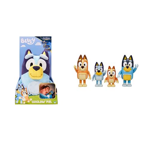 Goglow Bluey Bedtime Goglow Pal Official Bluey Cuddly Soft Toy ...