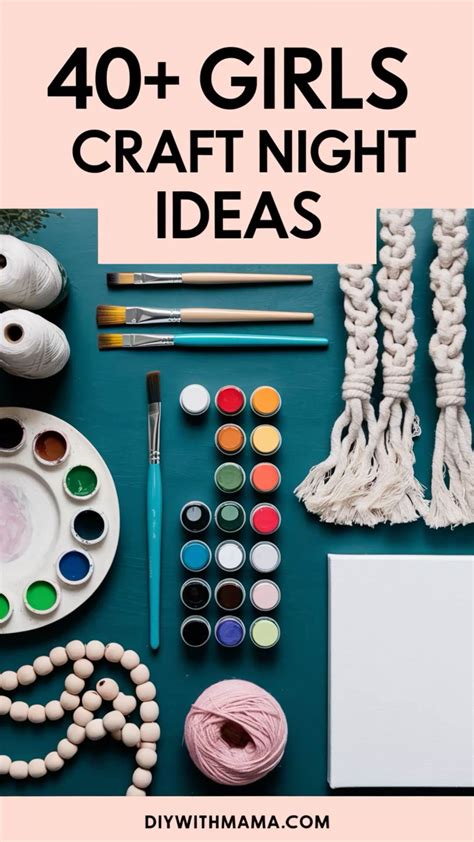 40 projects for your next adult craft night – Artofit