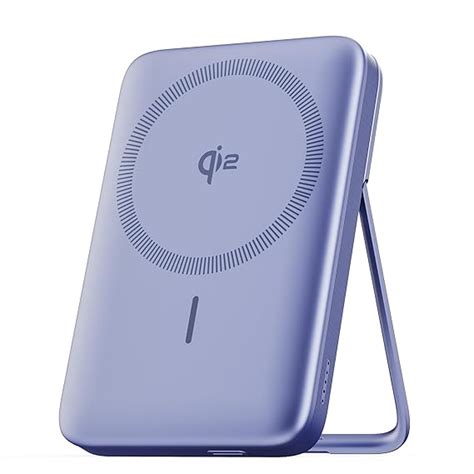Ambrane Qi2 Magsafe Wireless 10000mAh Powerbank, Faster 15W Wireless ...