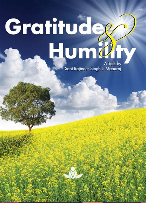 Gratitude and Humility