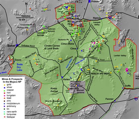 Human Impacts on the Mojave National Preserve Area - Mojave Preserve - California Mojave Desert