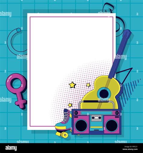 90s retro cartoon element Stock Vector Image & Art - Alamy