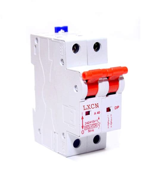 LXCN DP Isolator 40AMPS 240V / 415V,50Hz 2-Pole, MCB Type Switch ...