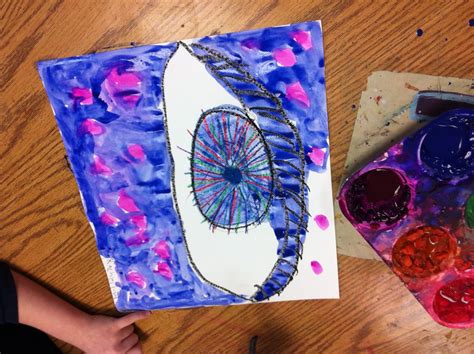 Image result for Alien Painting EYFS