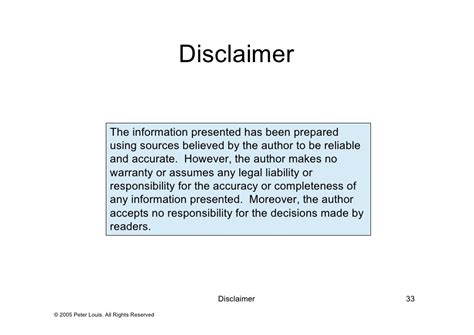 Image result for Accuracy Disclaimer Examples