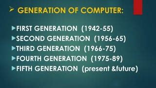 Image result for Computer Generation Types
