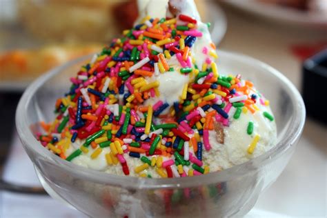 Ice Cream With Candy Sprinkles Free Stock Photo - Public Domain Pictures