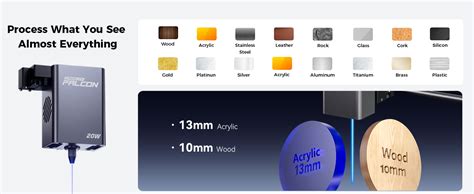 Creality Falcon A1 Pro 20W, Enclosed Engraver with Air Assist, HD Smart ...